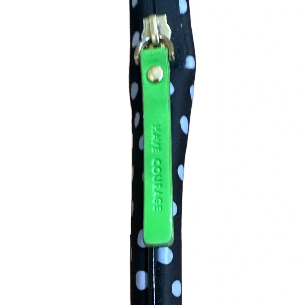 Kate Spade NY Polka Dot iPad Sleeve Black White Lime NWOT